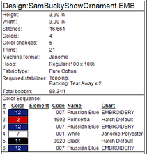 Load image into Gallery viewer, The Sam and Bucky Show Ornament