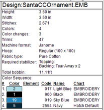 Load image into Gallery viewer, Santa's Credit Card Ornament
