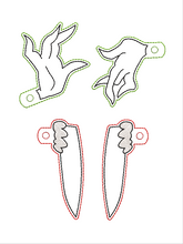 Load image into Gallery viewer, Santa Grinch Wall Hang