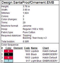 Load image into Gallery viewer, Santa Proof Ornament
