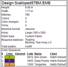 Load image into Gallery viewer, Scalloped Bookmark