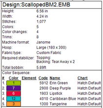 Load image into Gallery viewer, Scalloped Bookmark