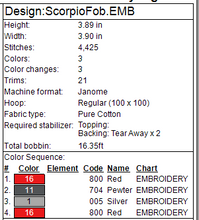 Load image into Gallery viewer, Scorpion Fob/Eyelet