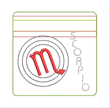 Load image into Gallery viewer, Scorpio Symbol 4x4 Zipper Bag