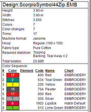 Load image into Gallery viewer, Scorpio Symbol 4x4 Zipper Bag