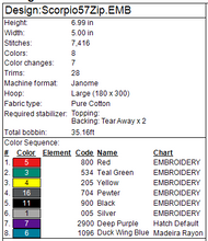 Load image into Gallery viewer, Scorpion 5x7 Zipper Bag