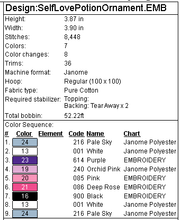 Load image into Gallery viewer, Self Love Potion Ornament