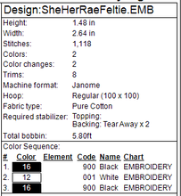 Load image into Gallery viewer, She/Her Pronouns Fob