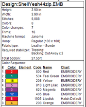 Load image into Gallery viewer, Sea Shell 4x4 Zipper Bag