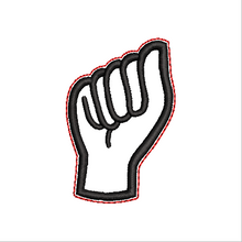 Load image into Gallery viewer, "A" Sign Language Fob