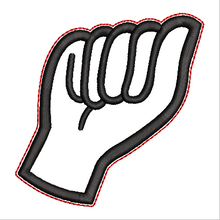 Load image into Gallery viewer, "A" Sign Language Ornament