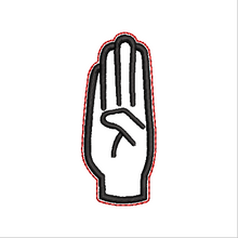 Load image into Gallery viewer, "B" Sign Language Fob