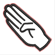 Load image into Gallery viewer, "B" Sign Language Ornament