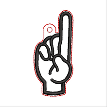 Load image into Gallery viewer, "D" Sign Language Fob