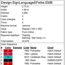 Load image into Gallery viewer, "E" Sign Language Fob