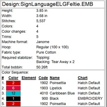 Load image into Gallery viewer, "E" Sign Language Ornament