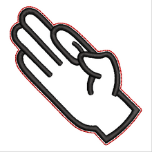 Load image into Gallery viewer, "F" Sign Language Ornament