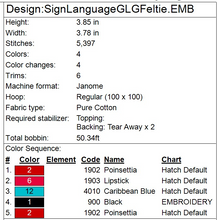 Load image into Gallery viewer, "G" Sign Language Ornament