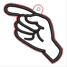 Load image into Gallery viewer, "G" Sign Language Ornament