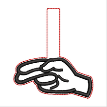 Load image into Gallery viewer, “H” Sign Language Fob