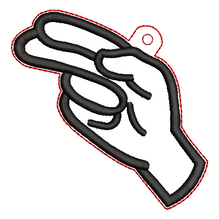 Load image into Gallery viewer, "H" Sign Language Ornament