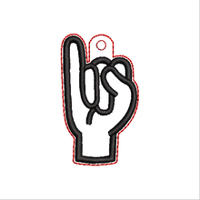 Load image into Gallery viewer, “I” Sign Language Fob