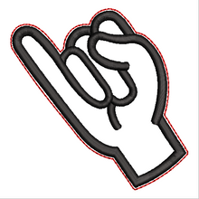 Load image into Gallery viewer, "I" Sign Language Ornament