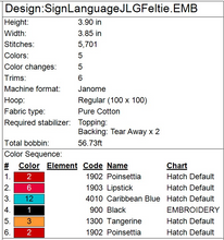 Load image into Gallery viewer, "J" Sign Language Ornament