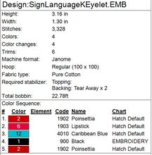 Load image into Gallery viewer, “K” Sign Language Fob