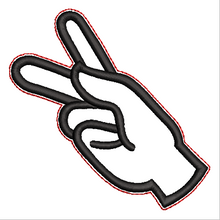 Load image into Gallery viewer, “K” Sign Language Ornament