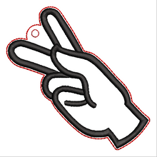 Load image into Gallery viewer, “K” Sign Language Ornament