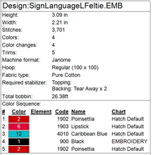 Load image into Gallery viewer, “L” Sign Language Fob