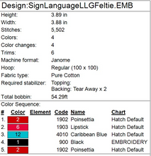 Load image into Gallery viewer, “L” Sign Language Ornament