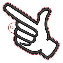 Load image into Gallery viewer, “L” Sign Language Ornament