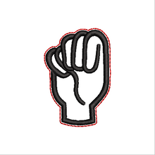 Load image into Gallery viewer, “M” Sign Language Fob