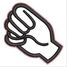 Load image into Gallery viewer, “M” Sign Language Ornament