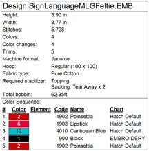 Load image into Gallery viewer, “M” Sign Language Ornament