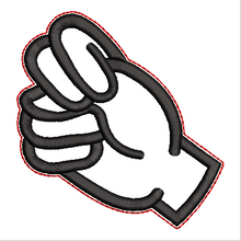 Load image into Gallery viewer, “N” Sign Language Ornament