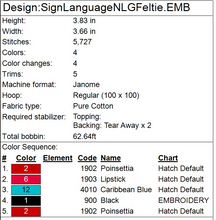 Load image into Gallery viewer, “N” Sign Language Ornament