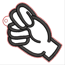 Load image into Gallery viewer, “N” Sign Language Ornament