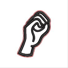 Load image into Gallery viewer, “O” Sign Language Fob