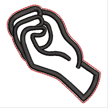 Load image into Gallery viewer, “O” Sign Language Ornament