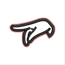 Load image into Gallery viewer, “P” Sign Language Fob