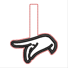 Load image into Gallery viewer, “P” Sign Language Fob