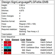 Load image into Gallery viewer, “P” Sign Language Ornament