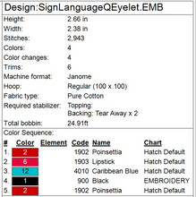 Load image into Gallery viewer, “Q” Sign Language Fob