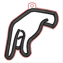 Load image into Gallery viewer, “Q” Sign Language Ornament