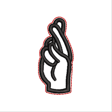 Load image into Gallery viewer, “R” Sign Language Fob