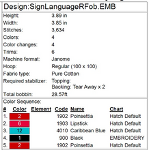 Load image into Gallery viewer, “R” Sign Language Fob