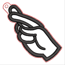 Load image into Gallery viewer, “R” Sign Language Ornament